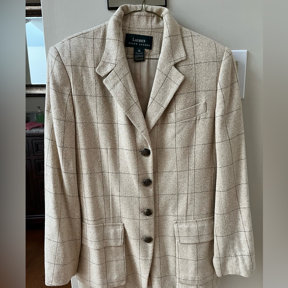 Ralph Lauren silk and linen jacket